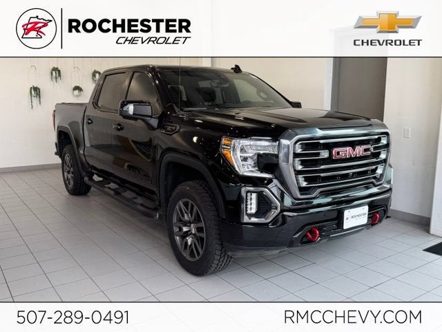 2020 GMC Sierra 1500 AT4 in Black — front three-quarter view