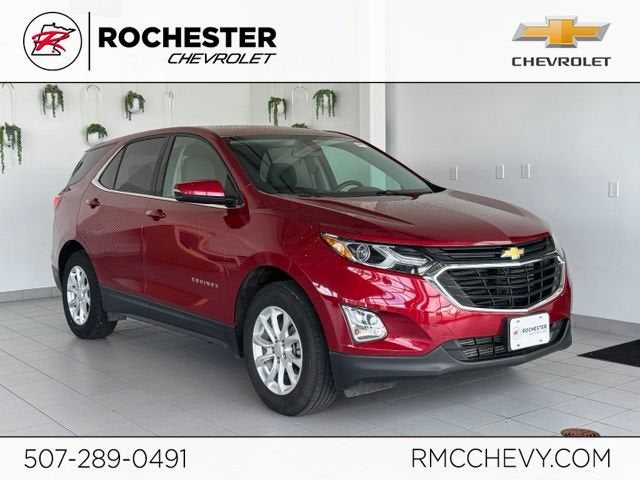 2019 Chevrolet Equinox LT in Cajun Red Tintcoat — front three-quarter view