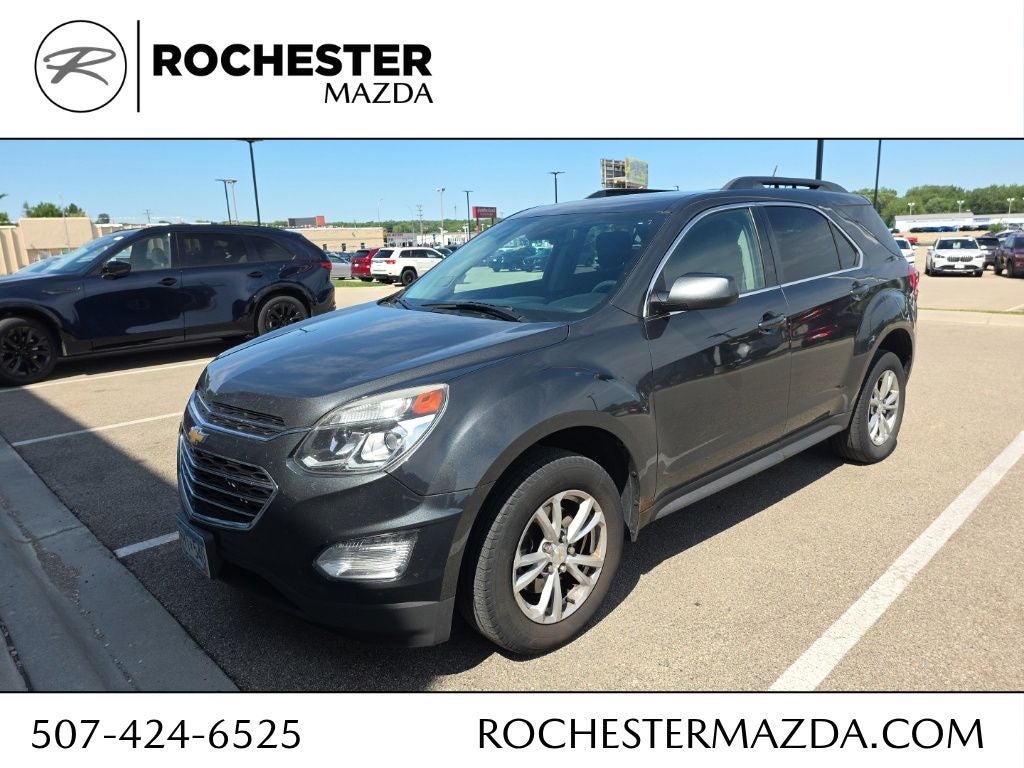 2017 Chevrolet Equinox LT in Nightfall Gray Metallic — front three-quarter view