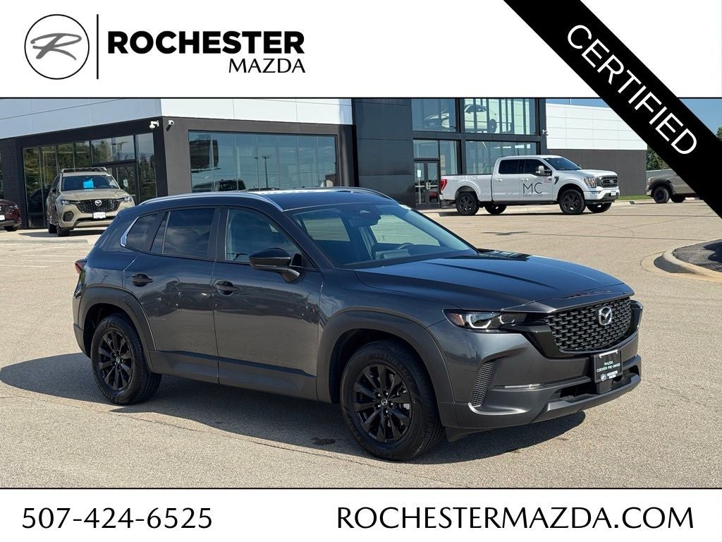 2025 Mazda Mazda CX-50 2.5 S Select Package in Machine Gray Metallic — front three-quarter view