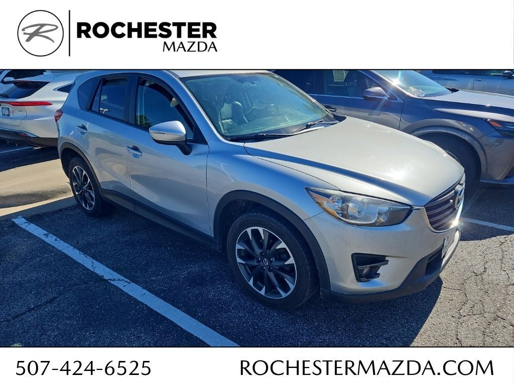 2016 Mazda Mazda CX-5 Grand Touring in Sonic Silver Metallic — front three-quarter view
