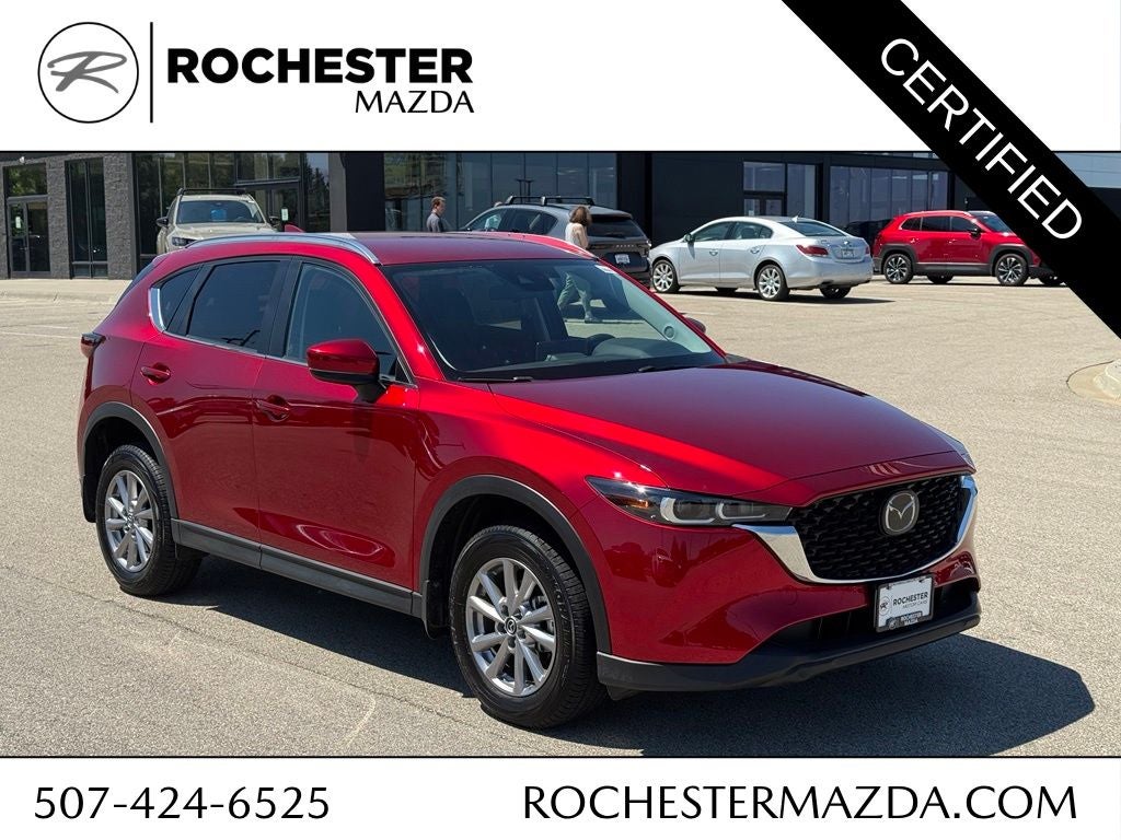 2023 Mazda Mazda CX-5 2.5 S Select Package in Soul Red Crystal Metallic — front three-quarter view