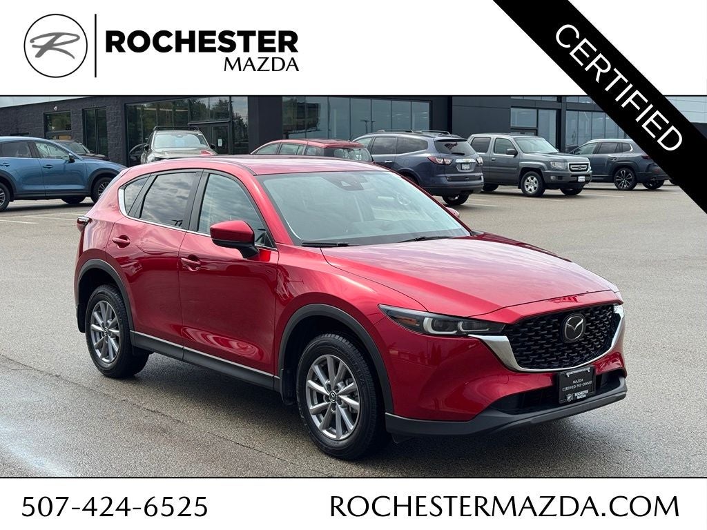 2023 Mazda Mazda CX-5 2.5 S Select Package in Soul Red Crystal Metallic — front three-quarter view