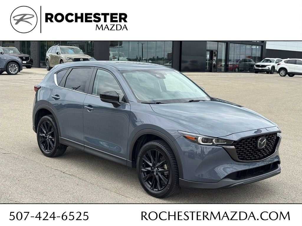2023 Mazda Mazda CX-5 2.5 S Carbon Edition in Polymetal Gray — front three-quarter view