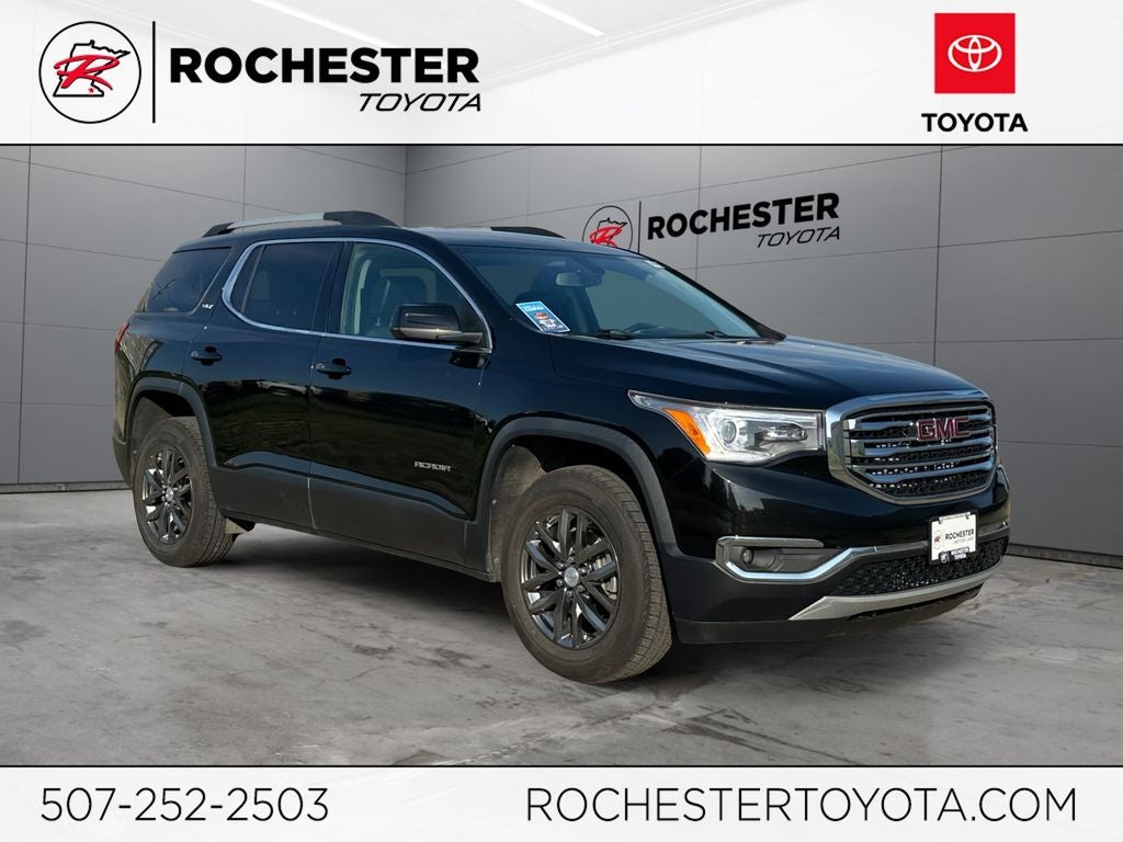 2017 GMC Acadia SLT-1 FWD in Ebony Twilight Metallic — front three-quarter view