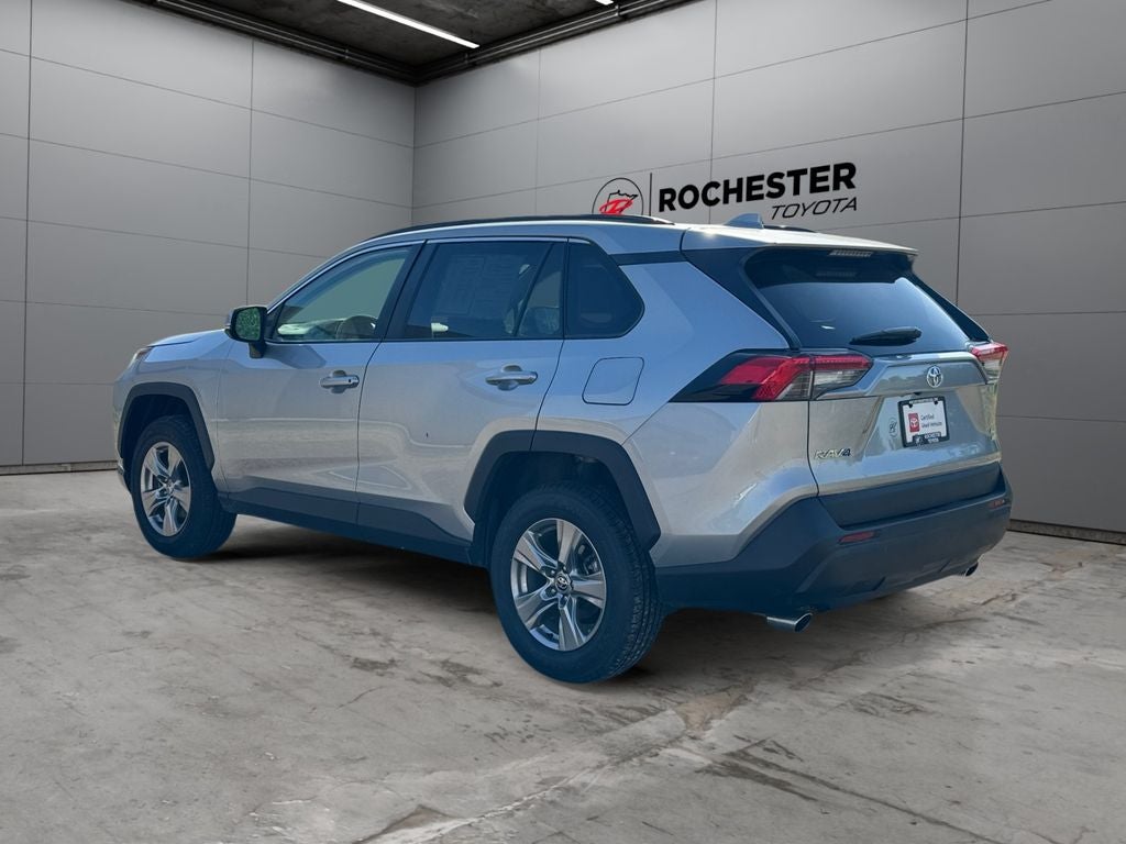 2025 Toyota RAV4 — rear three-quarter view