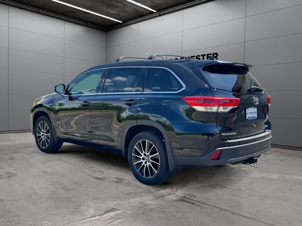 2017 Toyota Highlander — rear three-quarter view