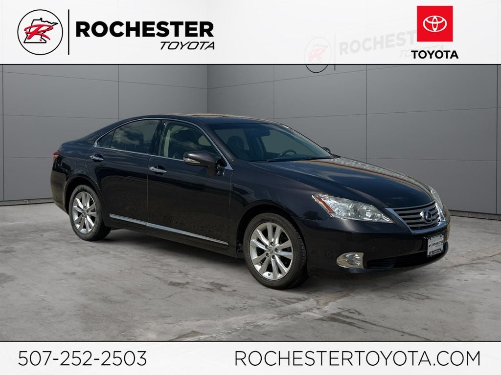 2012 Lexus ES 350 FWD in Truffle Mica — front three-quarter view