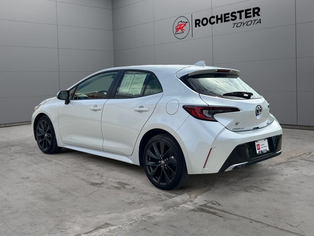 2025 Toyota Corolla Hatchback — rear three-quarter view