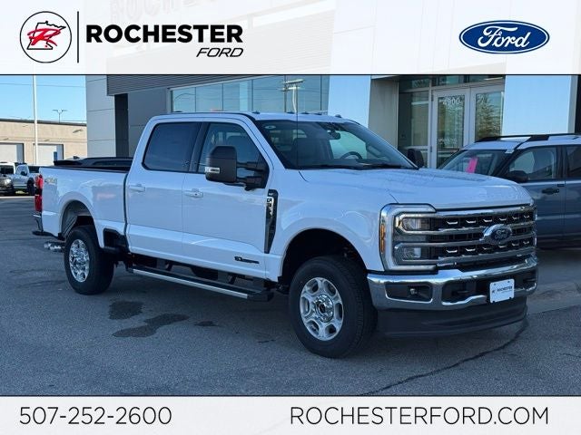 2026 Ford F-350SD XLT w/360 Camera in Oxford White — front three-quarter view
