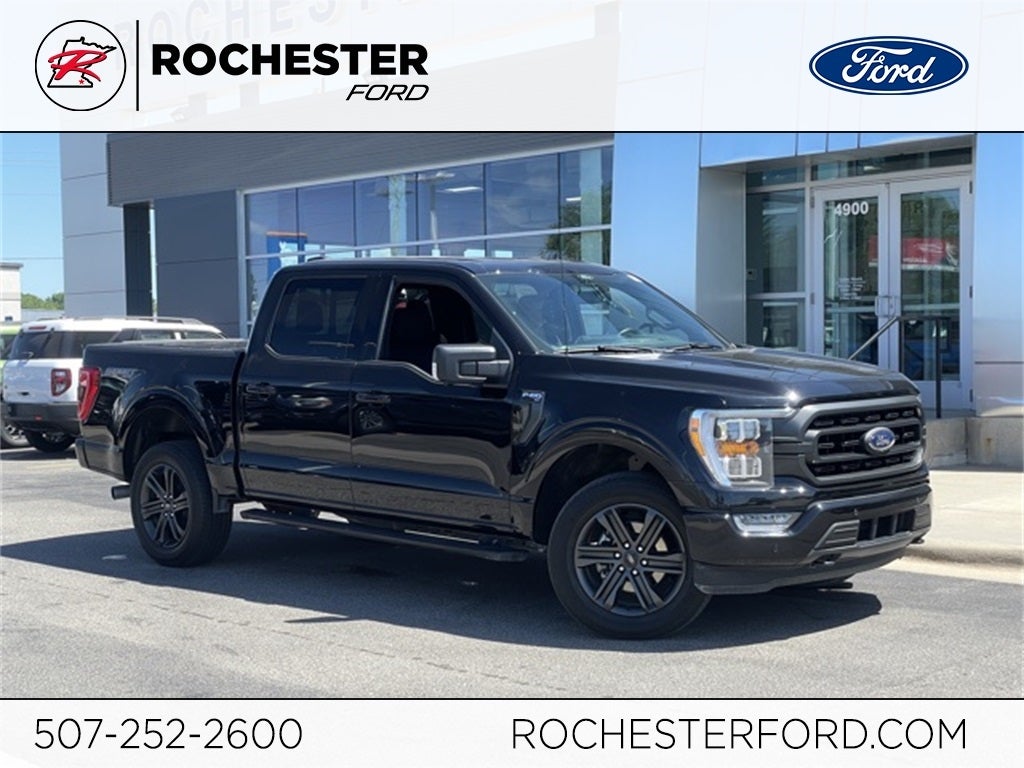 Used 2021 Ford F-150 XLT with VIN 1FTFW1E82MFA32187 for sale in Rochester, Minnesota