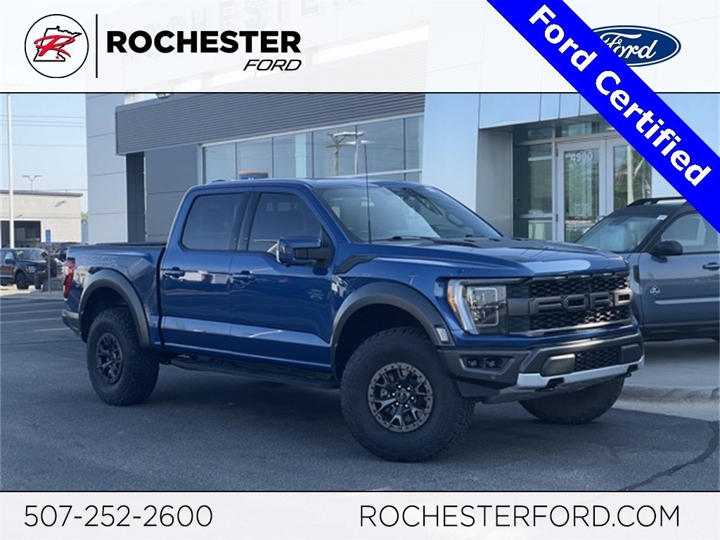Used 2022 Ford F-150 Raptor with VIN 1FTFW1RG5NFA96369 for sale in Rochester, Minnesota