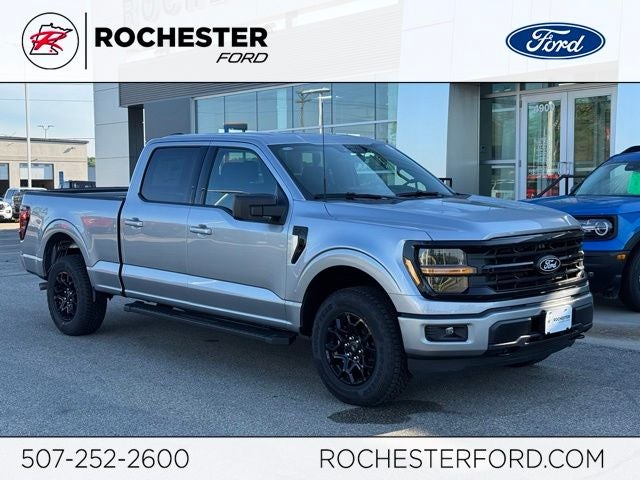2026 Ford F-150 XLT in Iconic Silver Metallic — front three-quarter view