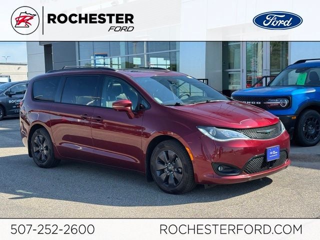 2020 Chrysler Pacifica Hybrid Limited in Velvet — front three-quarter view
