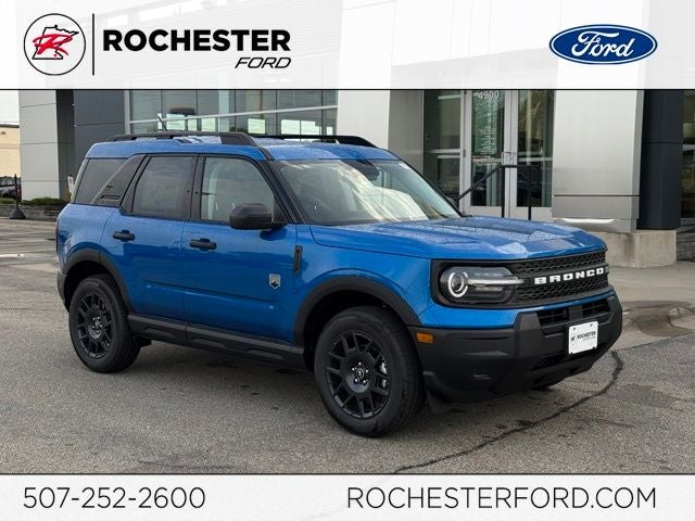 2026 Ford Bronco Sport Big Bend w/Heated Seats in Velocity Blue Metallic — front three-quarter view