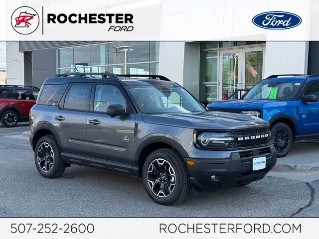 2026 Ford Bronco Sport Outer Banks w/B&O Sound System in Carbonized Gray Metallic — front three-quarter view