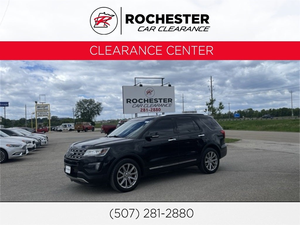 Used 2016 Ford Explorer Limited with VIN 1FM5K8F85GGA44472 for sale in Rochester, Minnesota