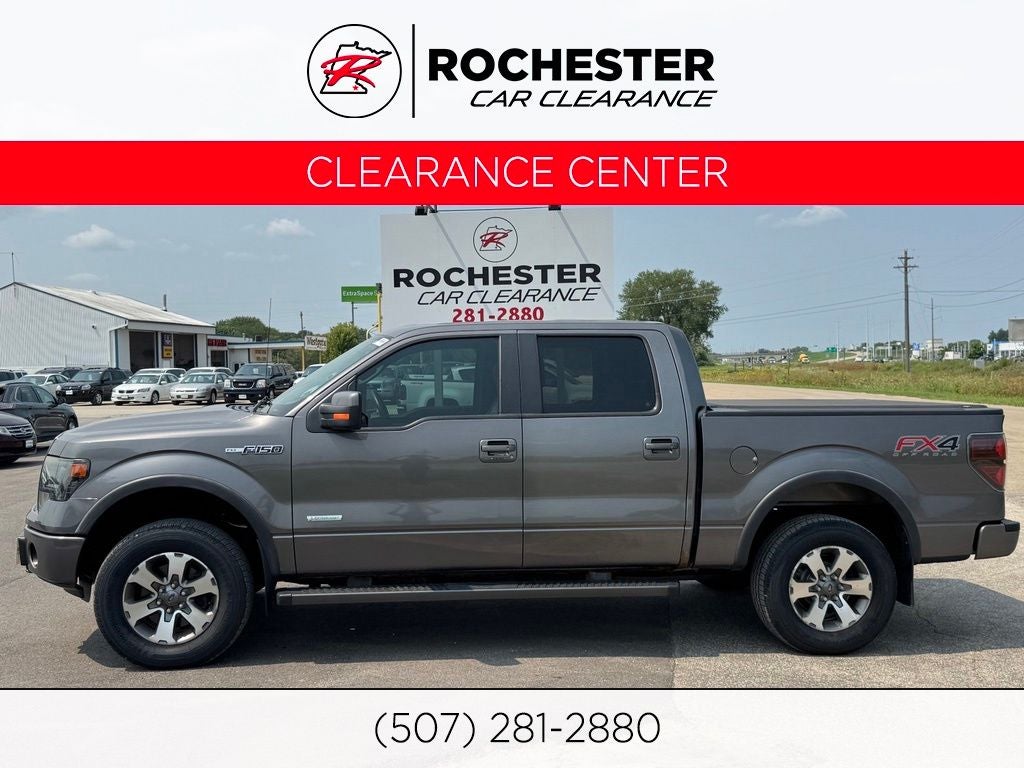2013 Ford F-150 FX4 in Sterling Gray Metallic — front three-quarter view