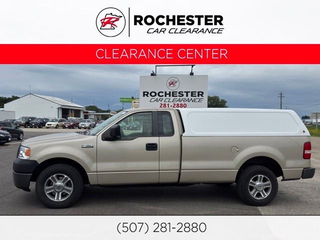 2008 Ford F-150 XL in Gold — front three-quarter view