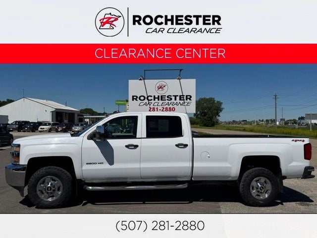 2015 Chevrolet Silverado 2500HD LT in White — front three-quarter view