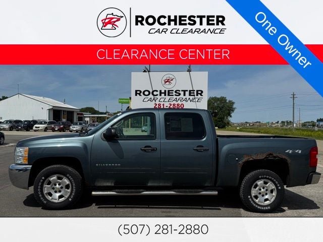 2012 Chevrolet Silverado 1500 LT in Blue Granite Metallic — front three-quarter view
