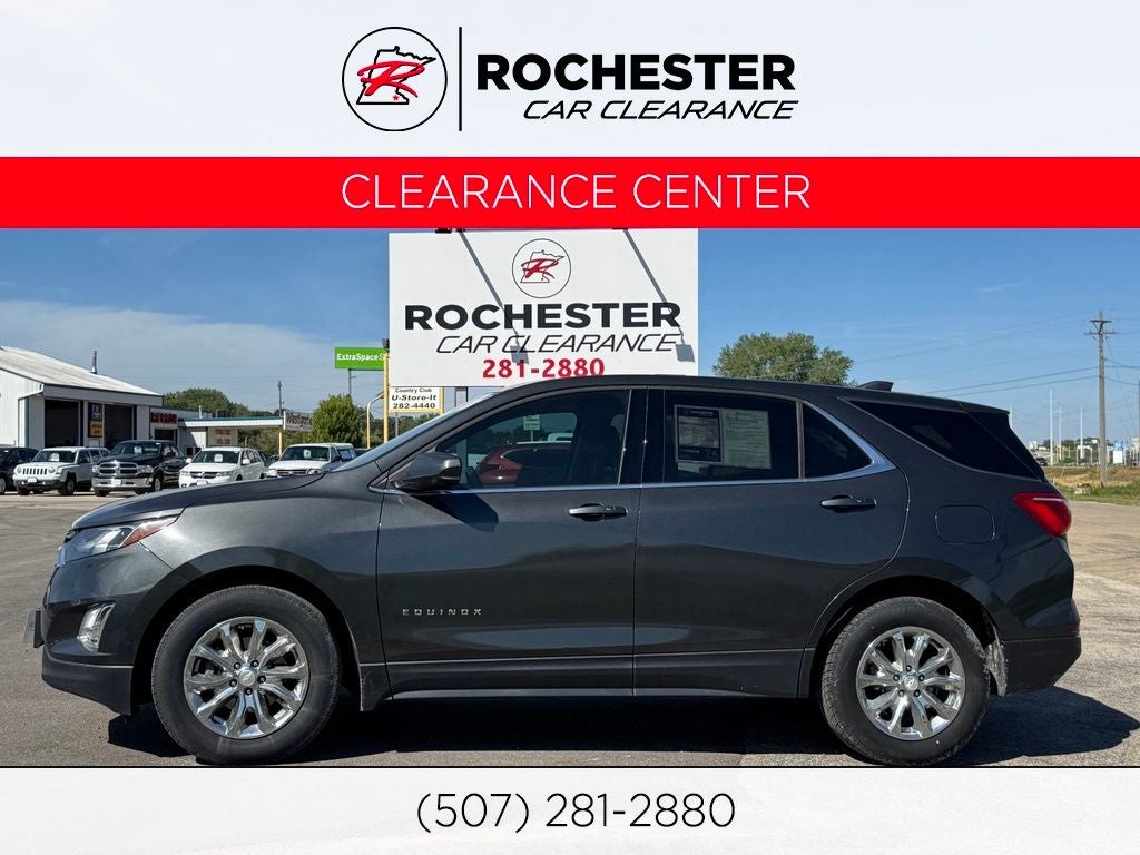 2019 Chevrolet Equinox LT in Nightfall Gray Metallic — front three-quarter view