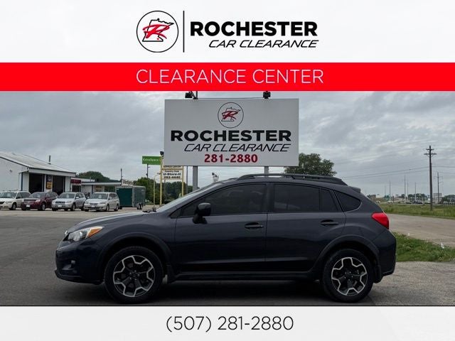 2014 Subaru XV Crosstrek 2.0i Limited in Dark Gray Metallic — front three-quarter view