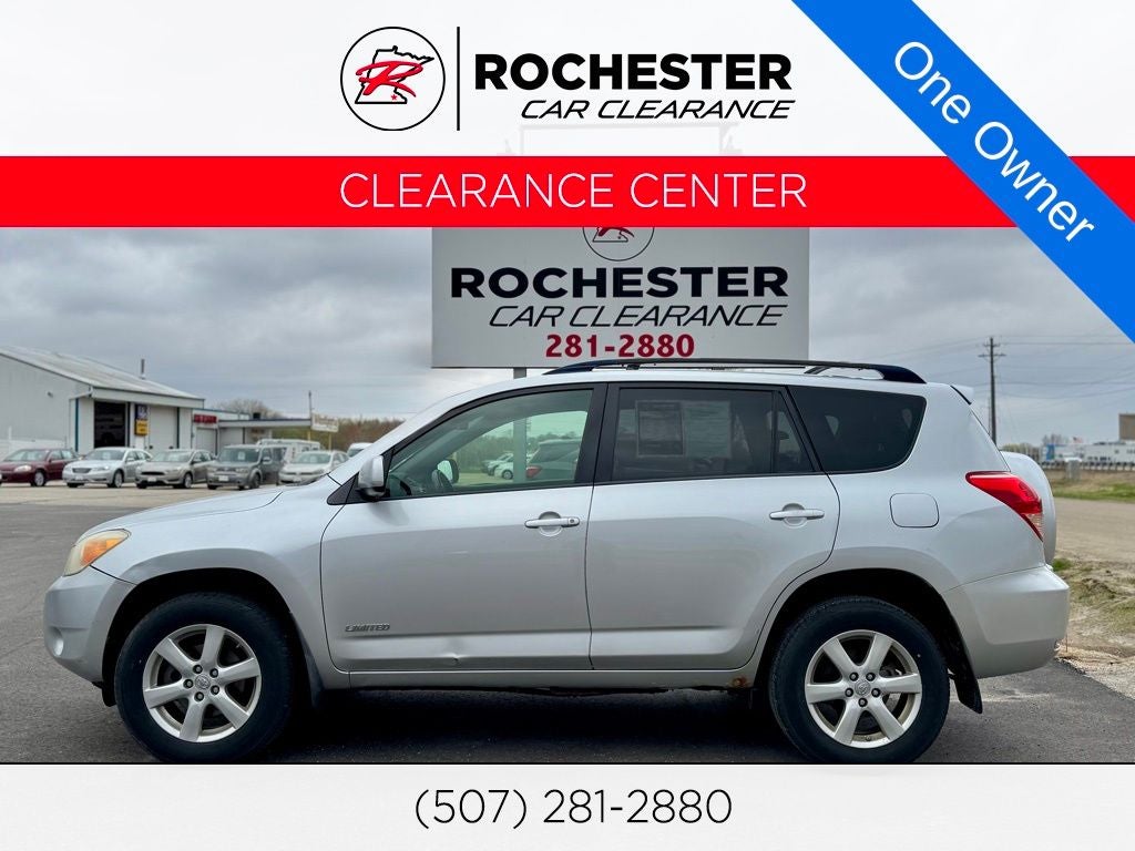 2007 Toyota RAV4 Limited in Silver — front three-quarter view
